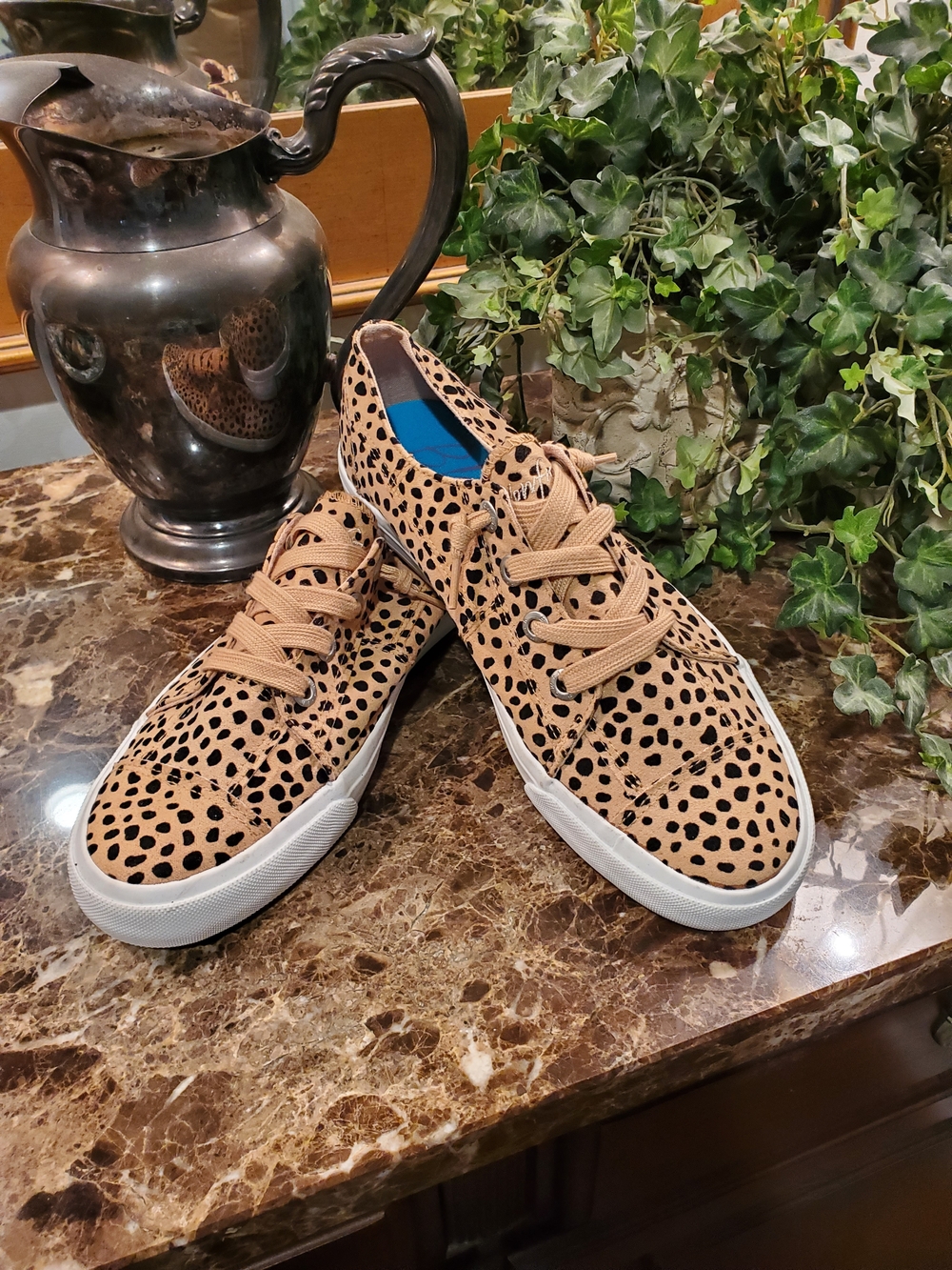 NWOT Blowfish Malibu Cheetah Print Sneakers in Tan/Black, 9M
